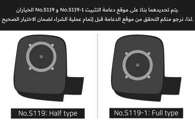 مرآة جانبية واسعة الزاوية من أوبتك جلاس لسيارات شفروليه إكسبريس فان